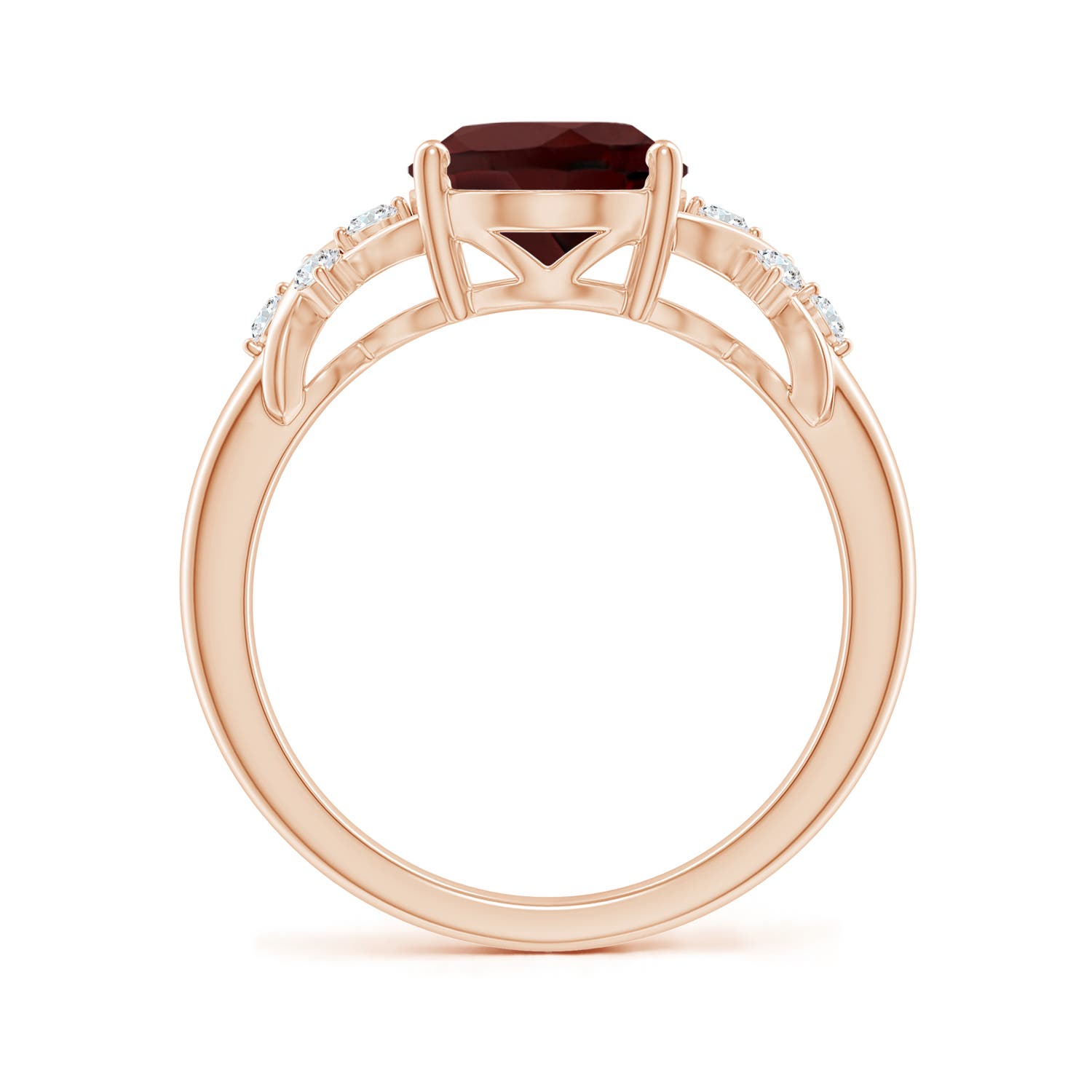 AA - Garnet / 3.12 CT / 14 KT Rose Gold