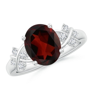 Oval AA Garnet