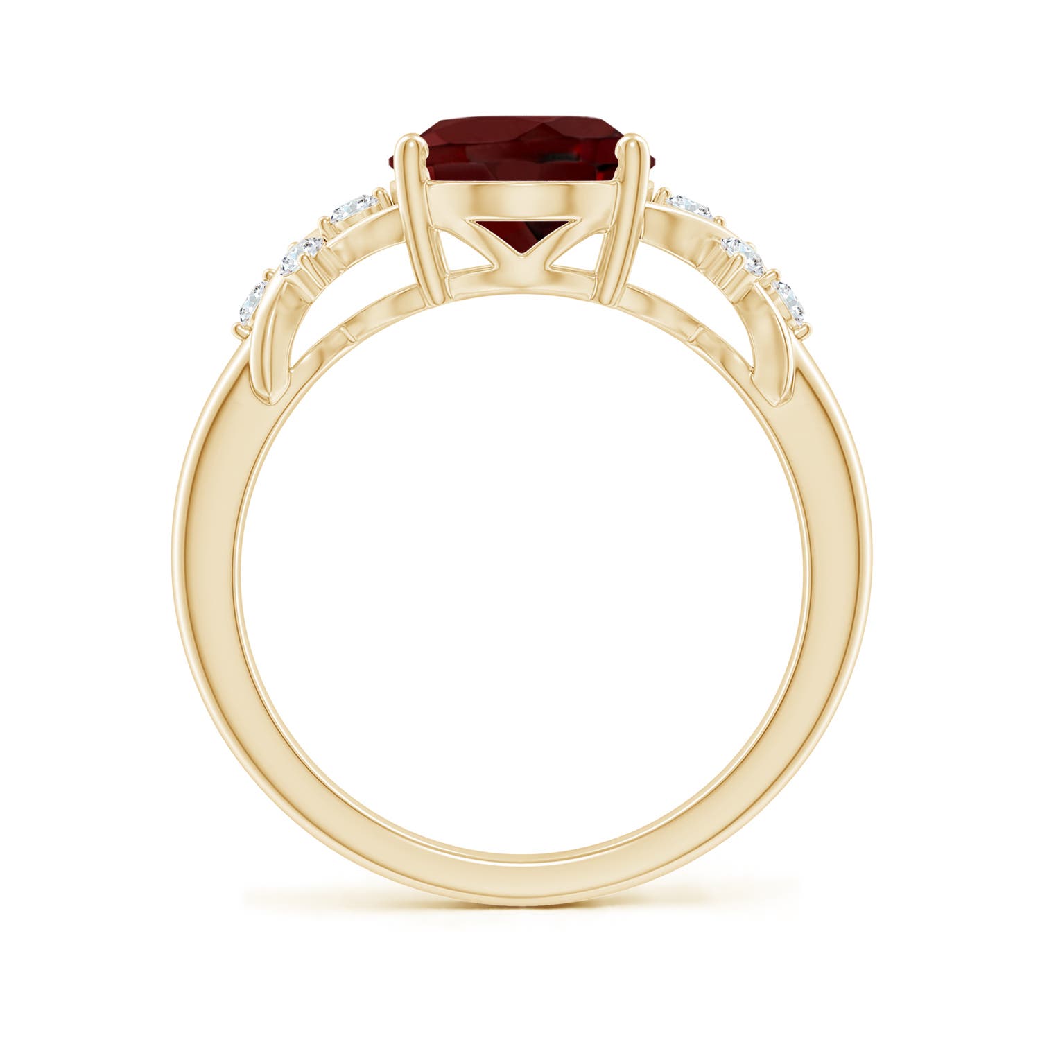 AAA - Garnet / 3.12 CT / 14 KT Yellow Gold