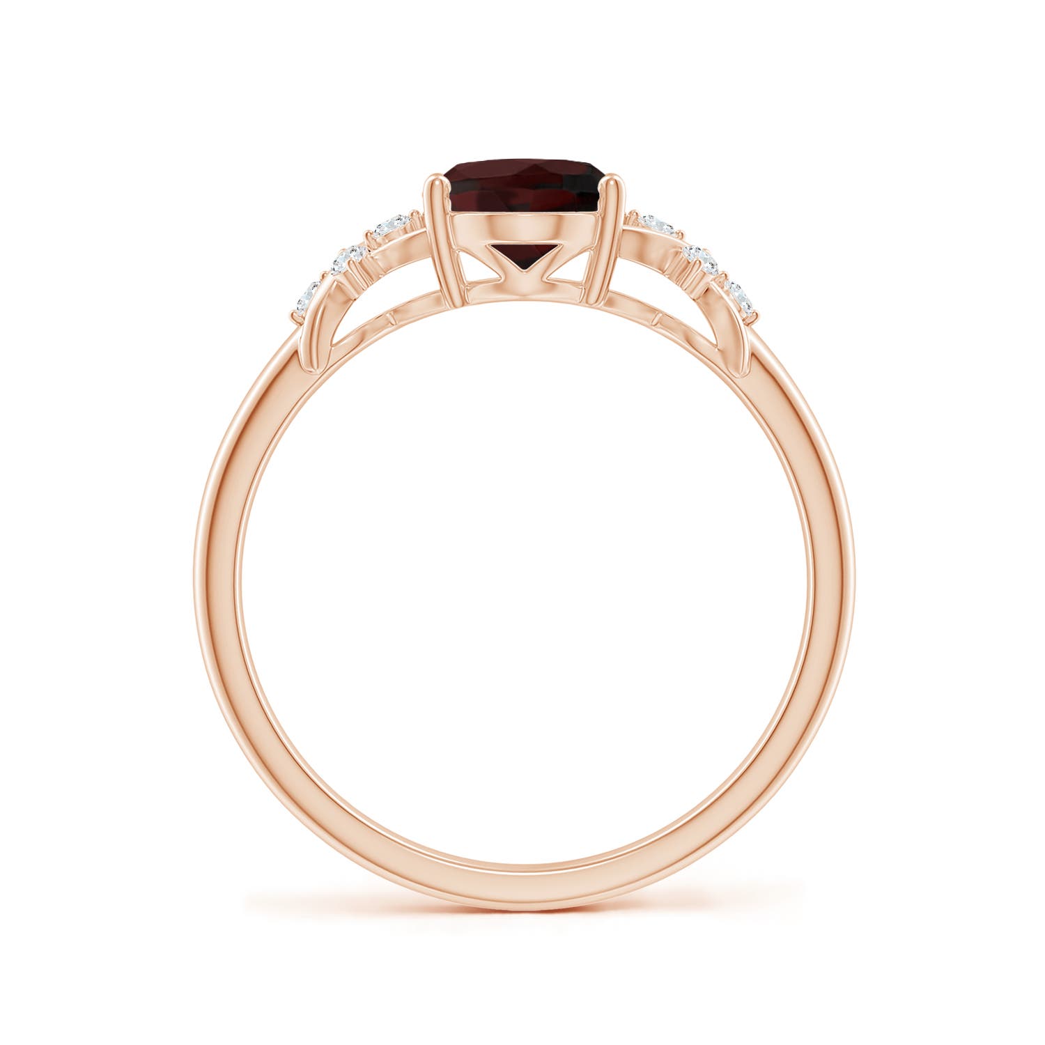 A - Garnet / 1.53 CT / 14 KT Rose Gold