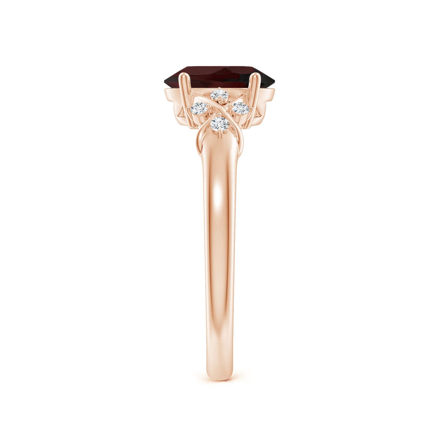 A - Garnet / 1.53 CT / 14 KT Rose Gold