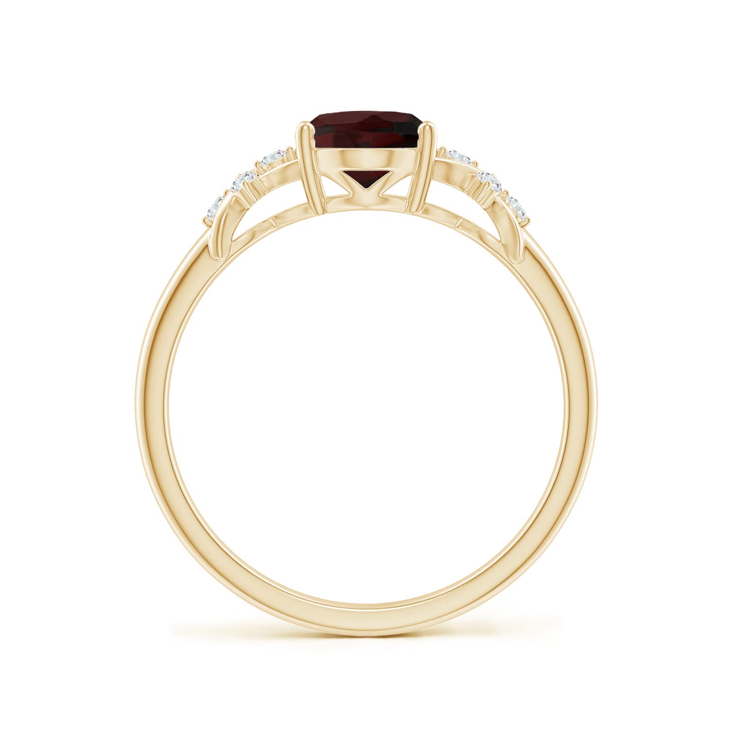 A - Garnet / 1.53 CT / 14 KT Yellow Gold