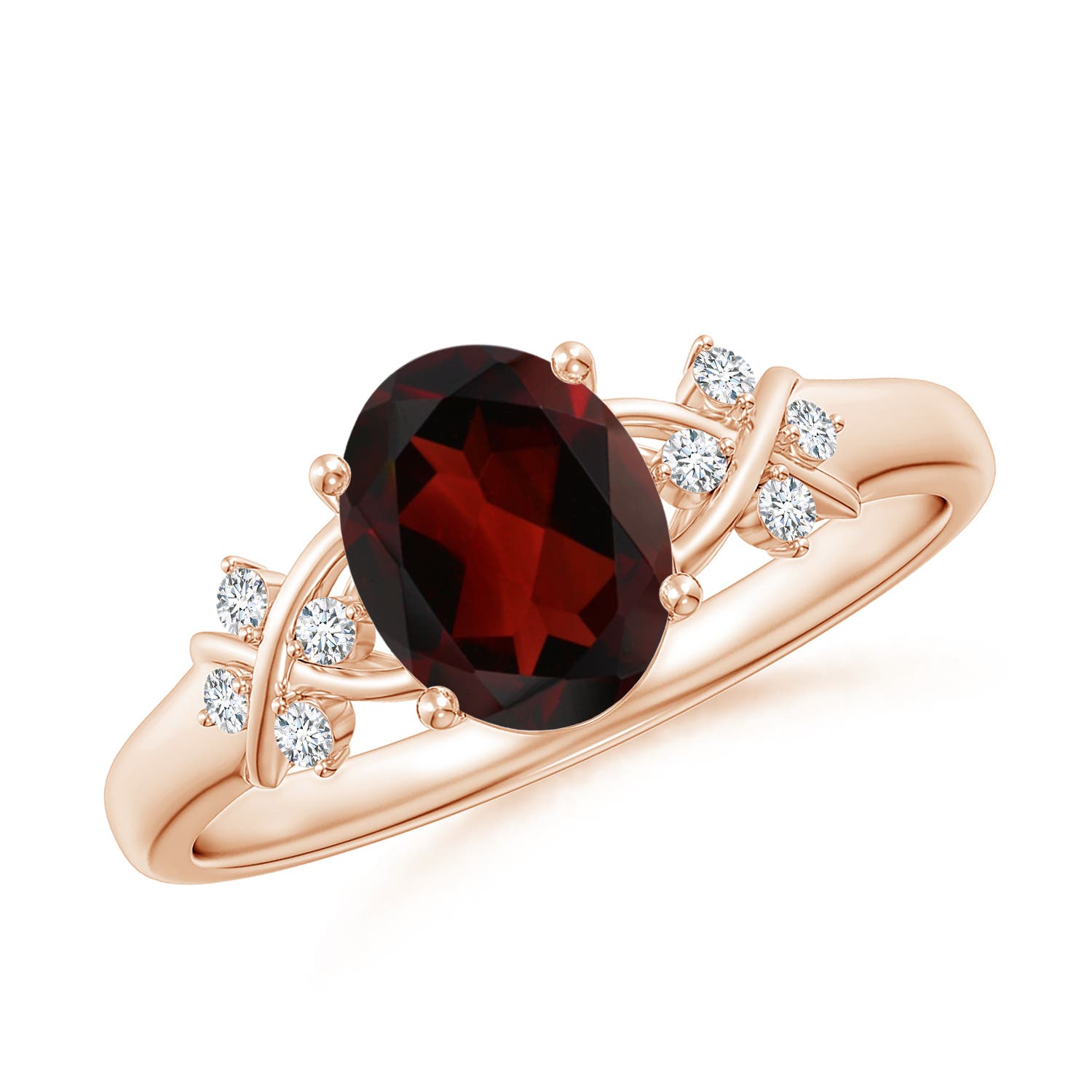 AA - Garnet / 1.53 CT / 14 KT Rose Gold