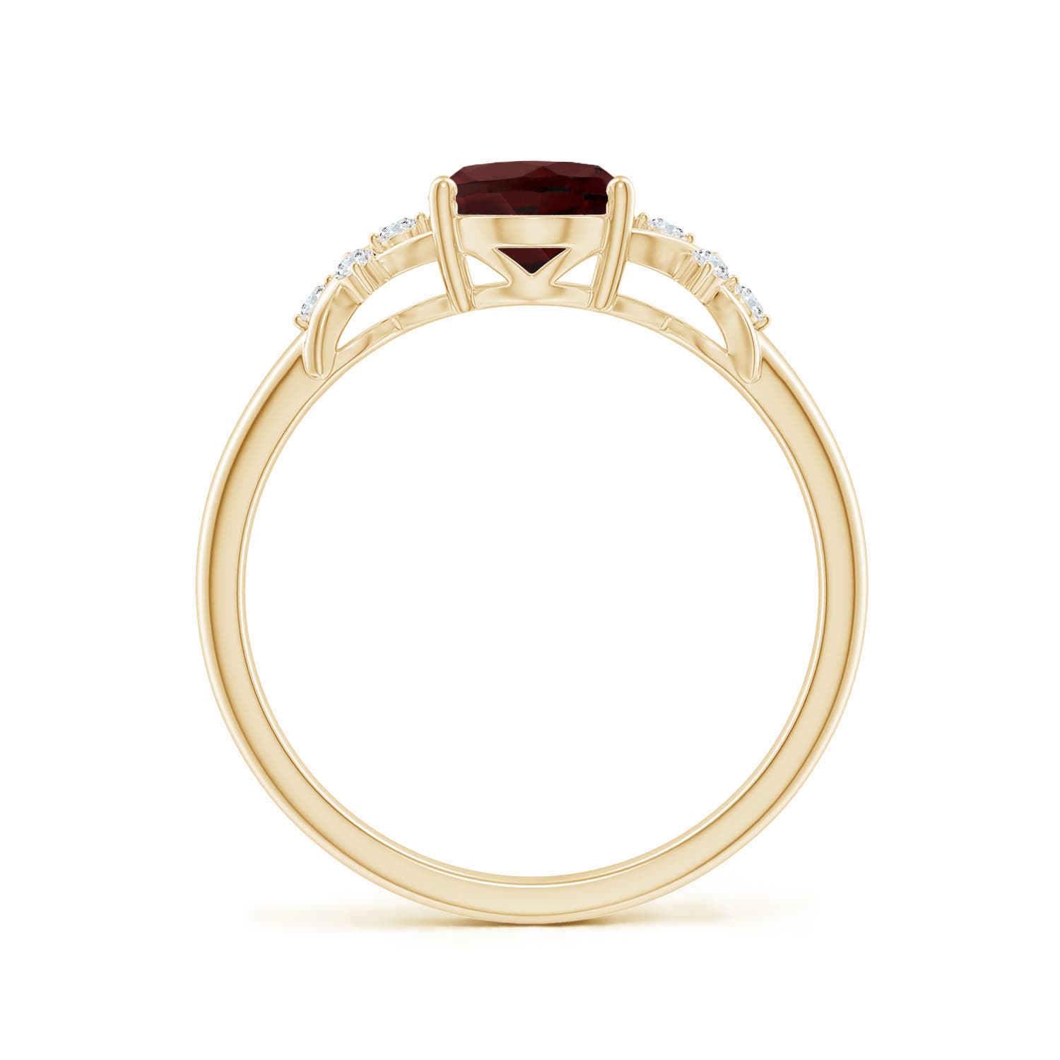 AA - Garnet / 1.53 CT / 14 KT Yellow Gold