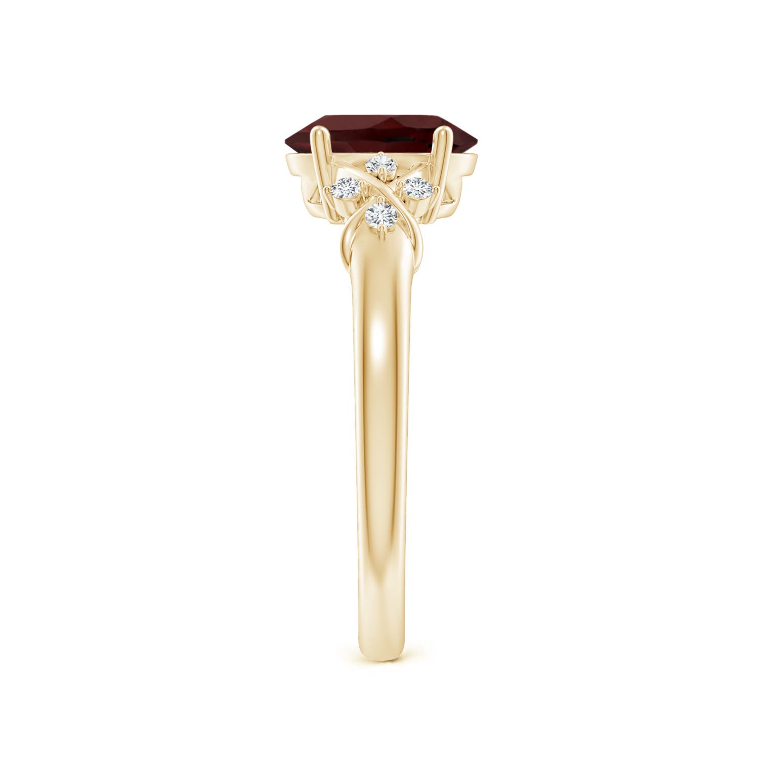 AA - Garnet / 1.53 CT / 14 KT Yellow Gold