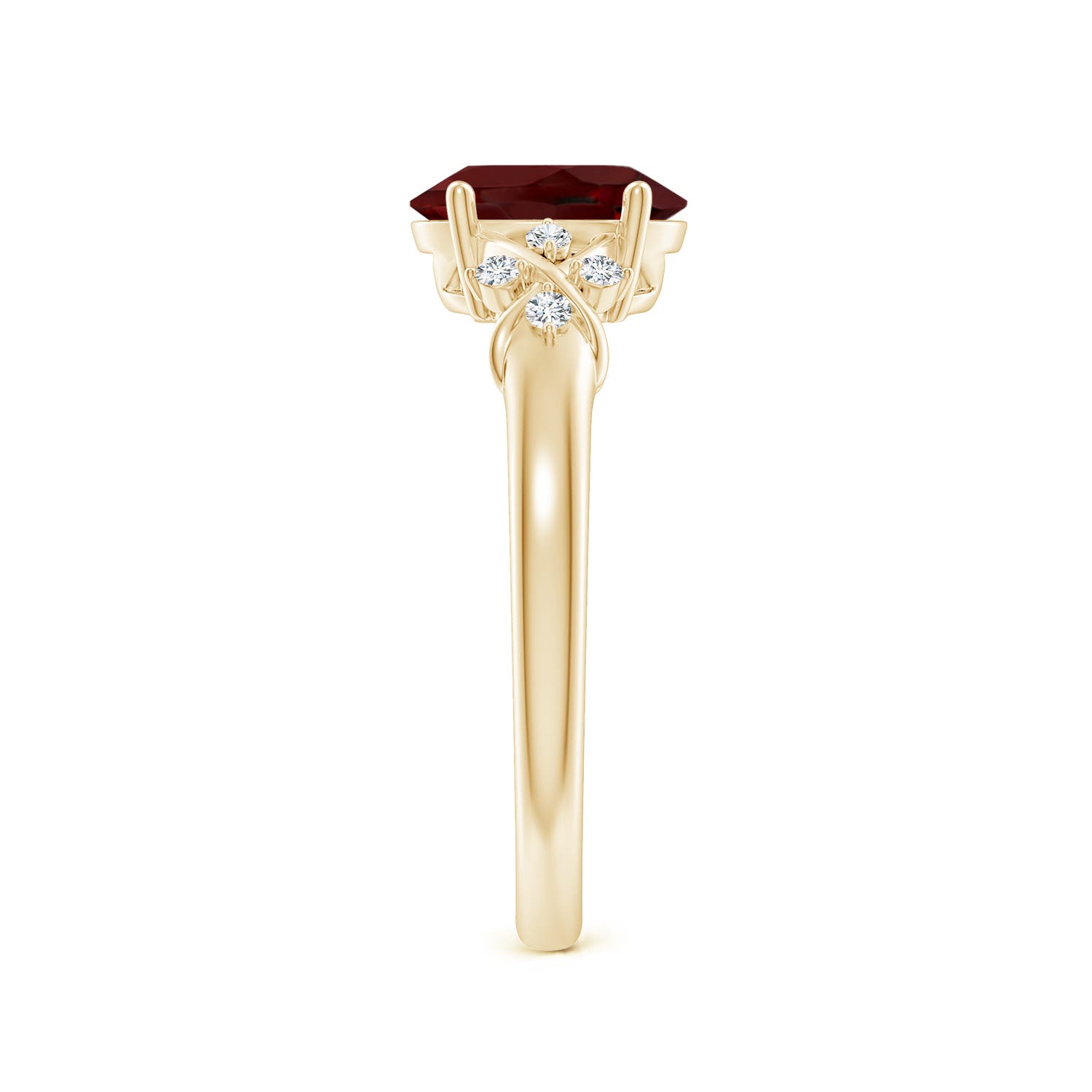 AAA - Garnet / 1.53 CT / 14 KT Yellow Gold