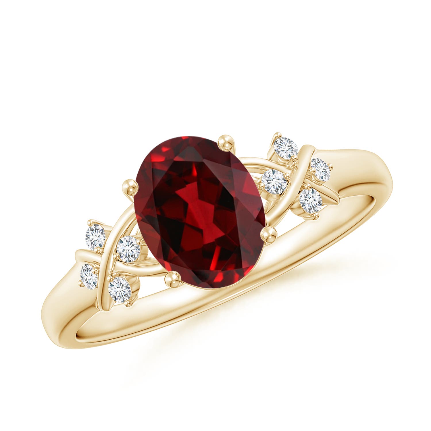 AAAA - Garnet / 1.53 CT / 14 KT Yellow Gold