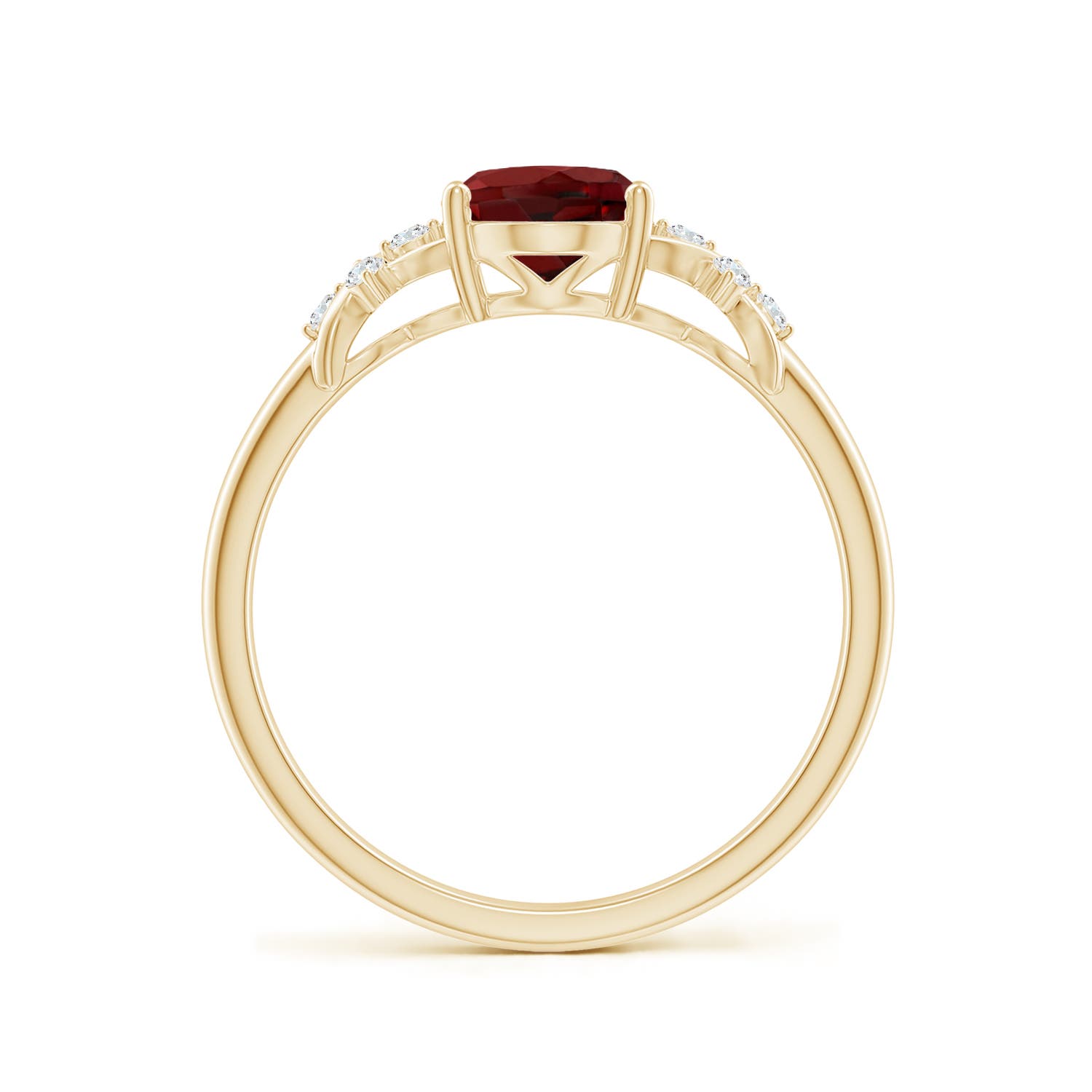 AAAA - Garnet / 1.53 CT / 14 KT Yellow Gold