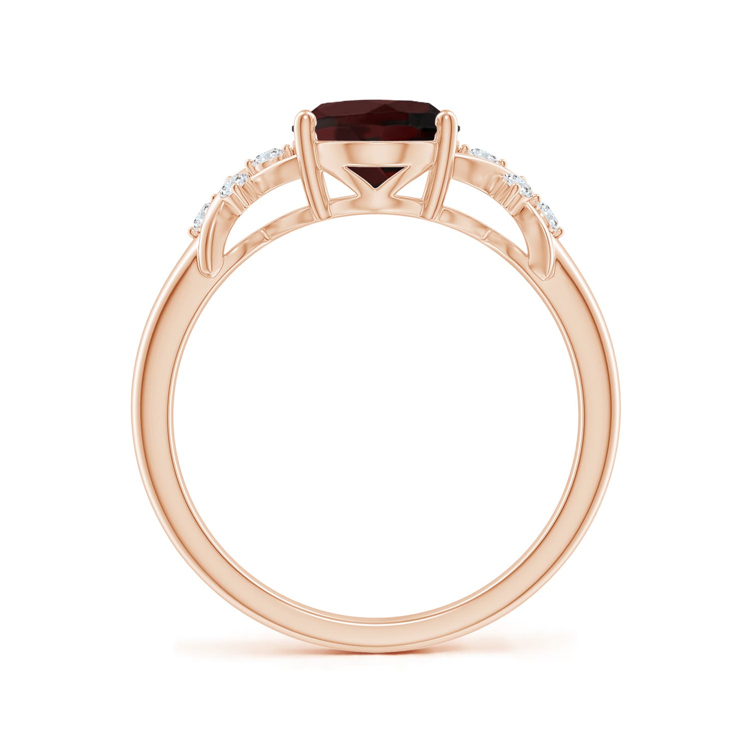 A - Garnet / 2.11 CT / 14 KT Rose Gold