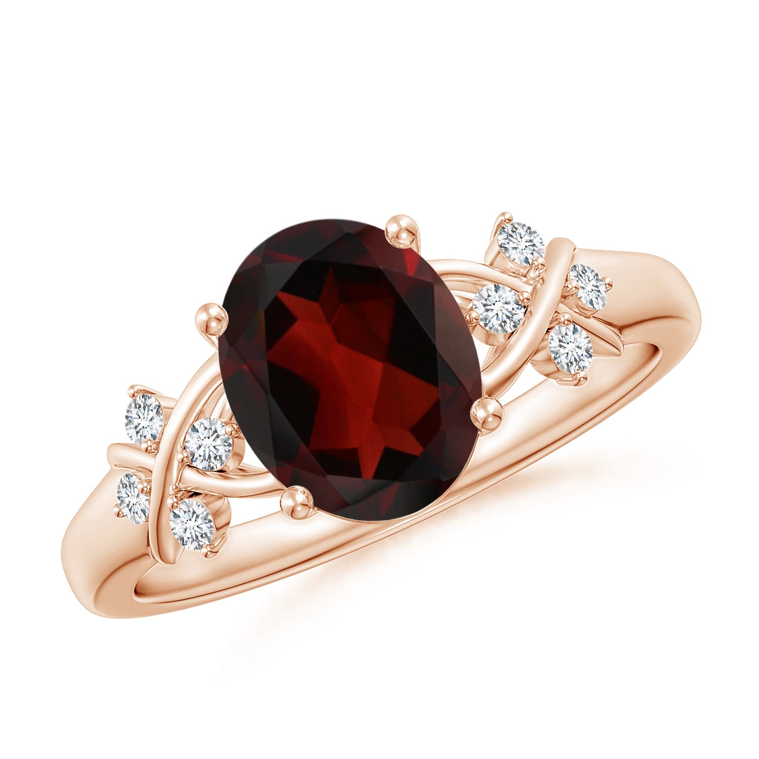 AA - Garnet / 2.11 CT / 14 KT Rose Gold