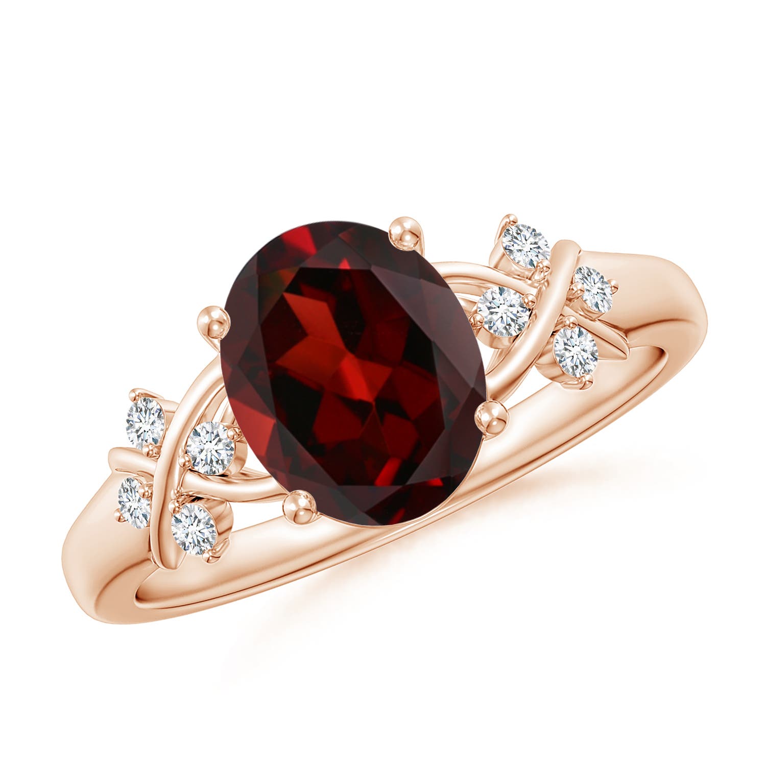 AAA - Garnet / 2.11 CT / 14 KT Rose Gold