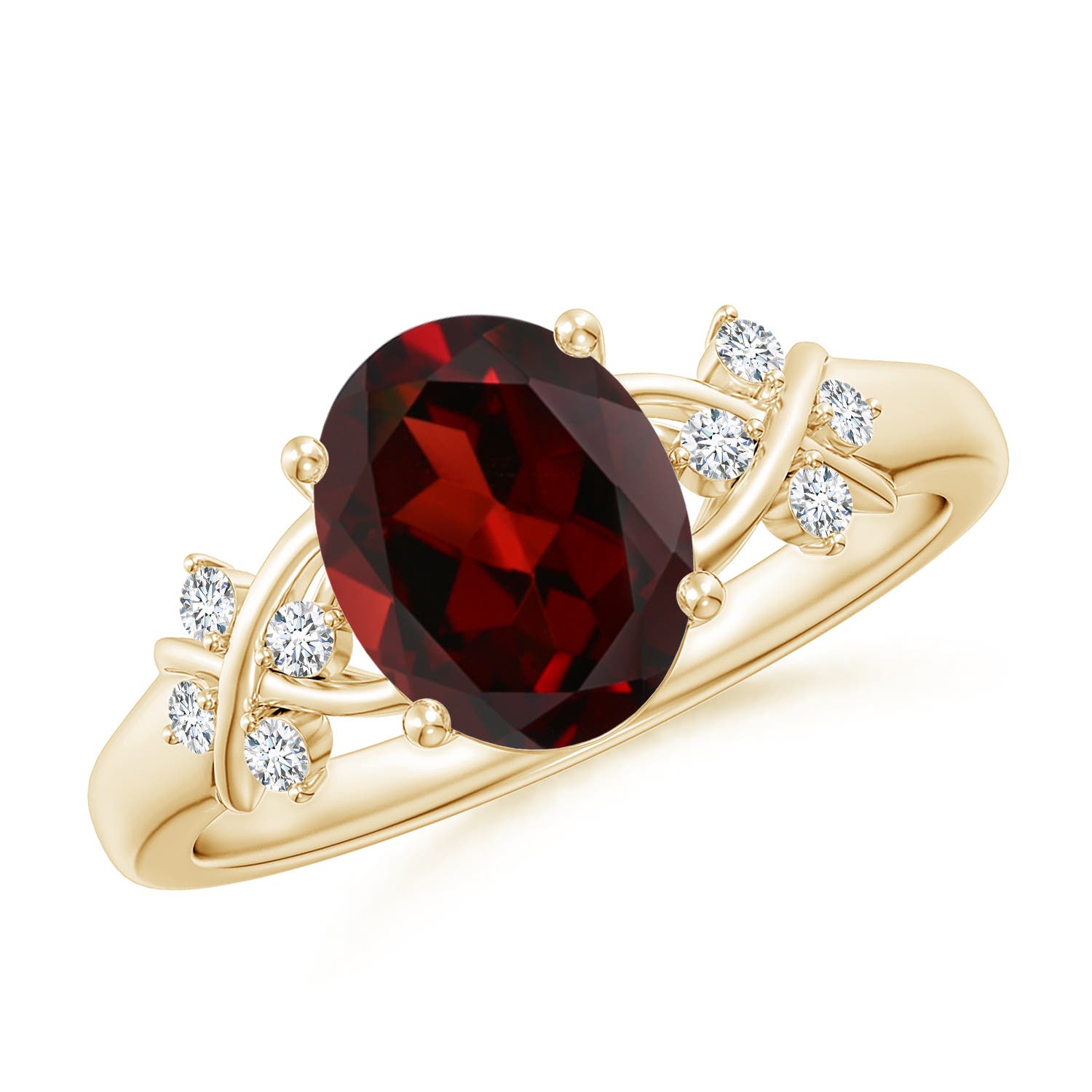 AAA - Garnet / 2.11 CT / 14 KT Yellow Gold