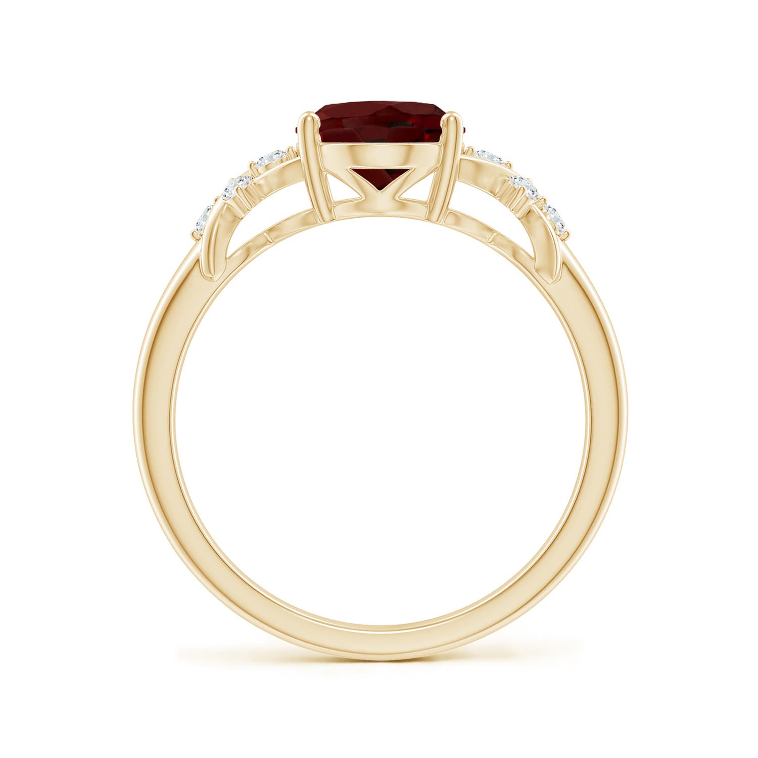 AAA - Garnet / 2.11 CT / 14 KT Yellow Gold