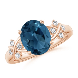 Oval AA London Blue Topaz