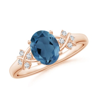 Oval A London Blue Topaz