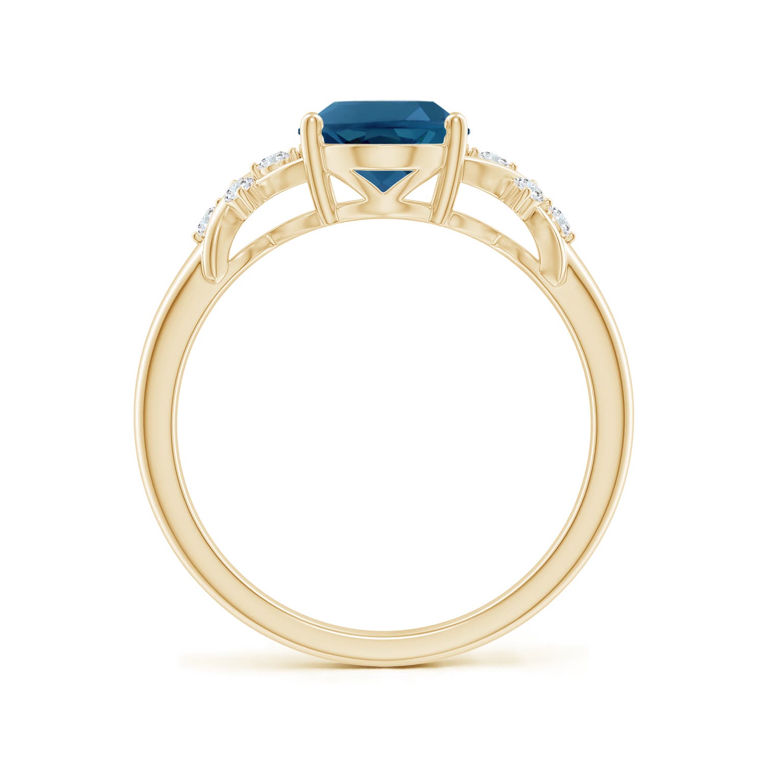 AAA - London Blue Topaz / 2.36 CT / 14 KT Yellow Gold