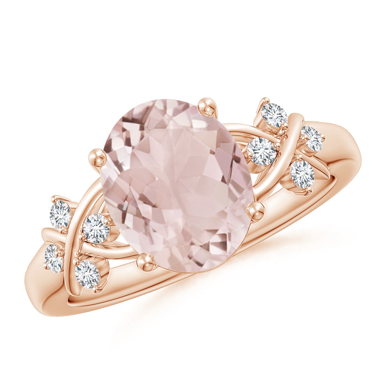 A - Morganite / 2.67 CT / 14 KT Rose Gold