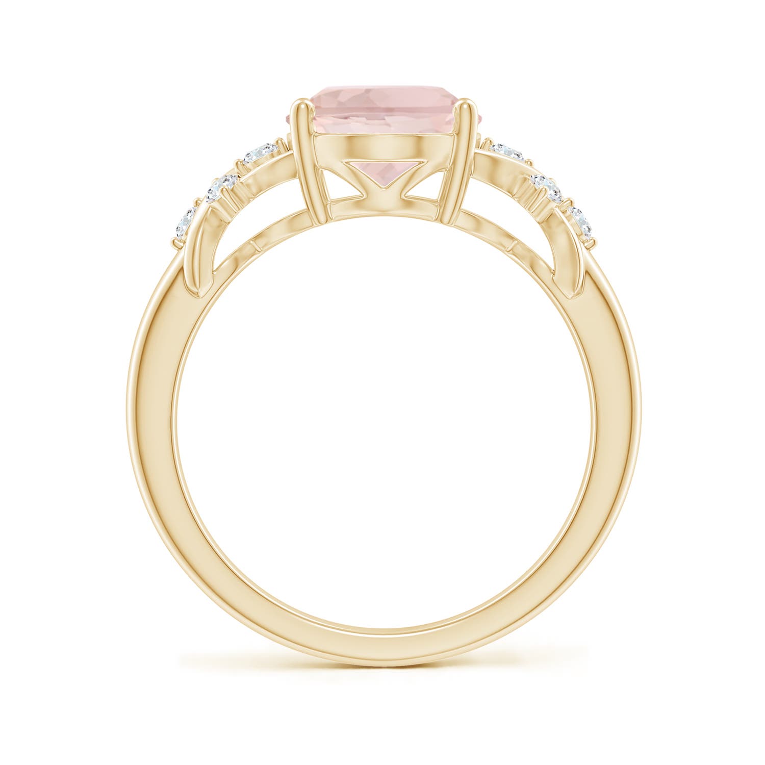 A - Morganite / 2.67 CT / 14 KT Yellow Gold