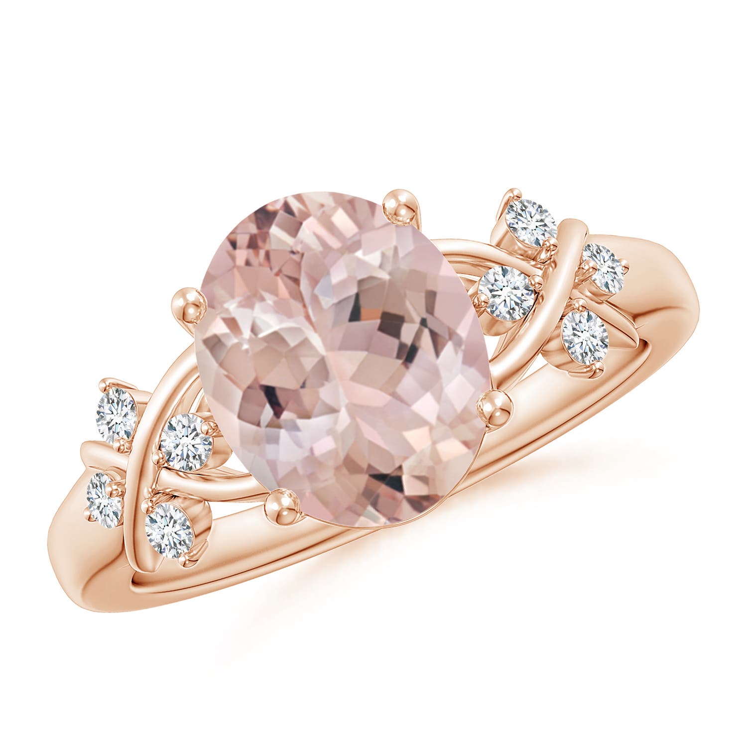 AA - Morganite / 2.67 CT / 14 KT Rose Gold