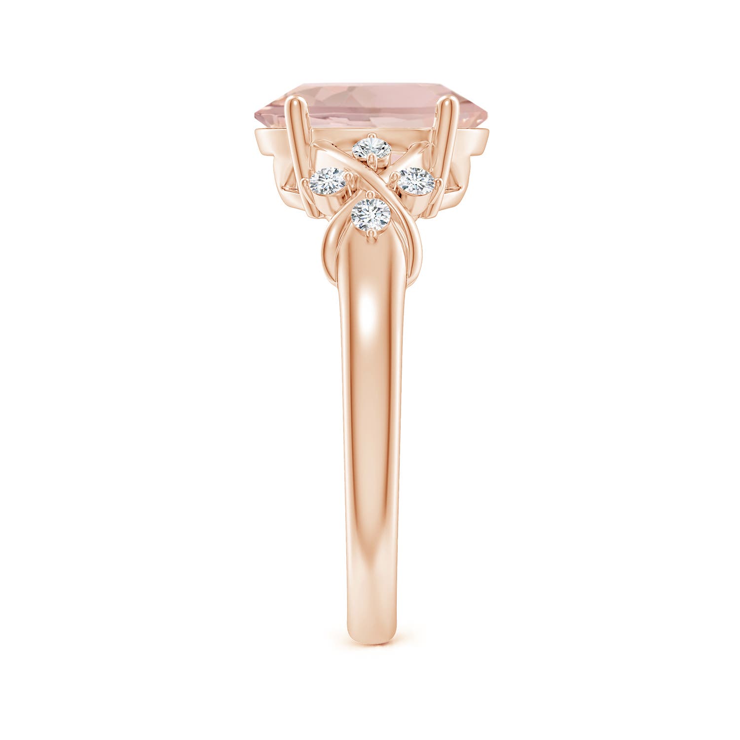 AA - Morganite / 2.67 CT / 14 KT Rose Gold