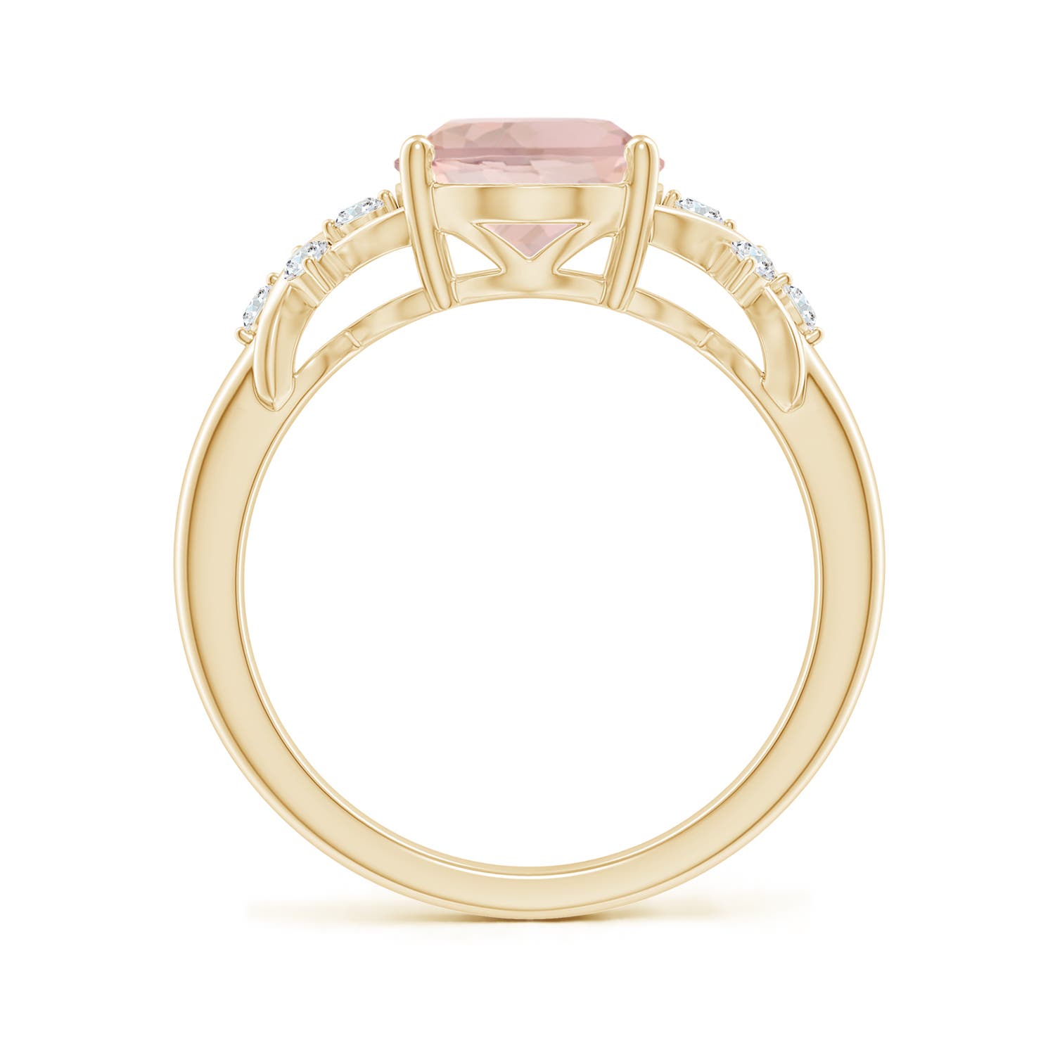 AA - Morganite / 2.67 CT / 14 KT Yellow Gold