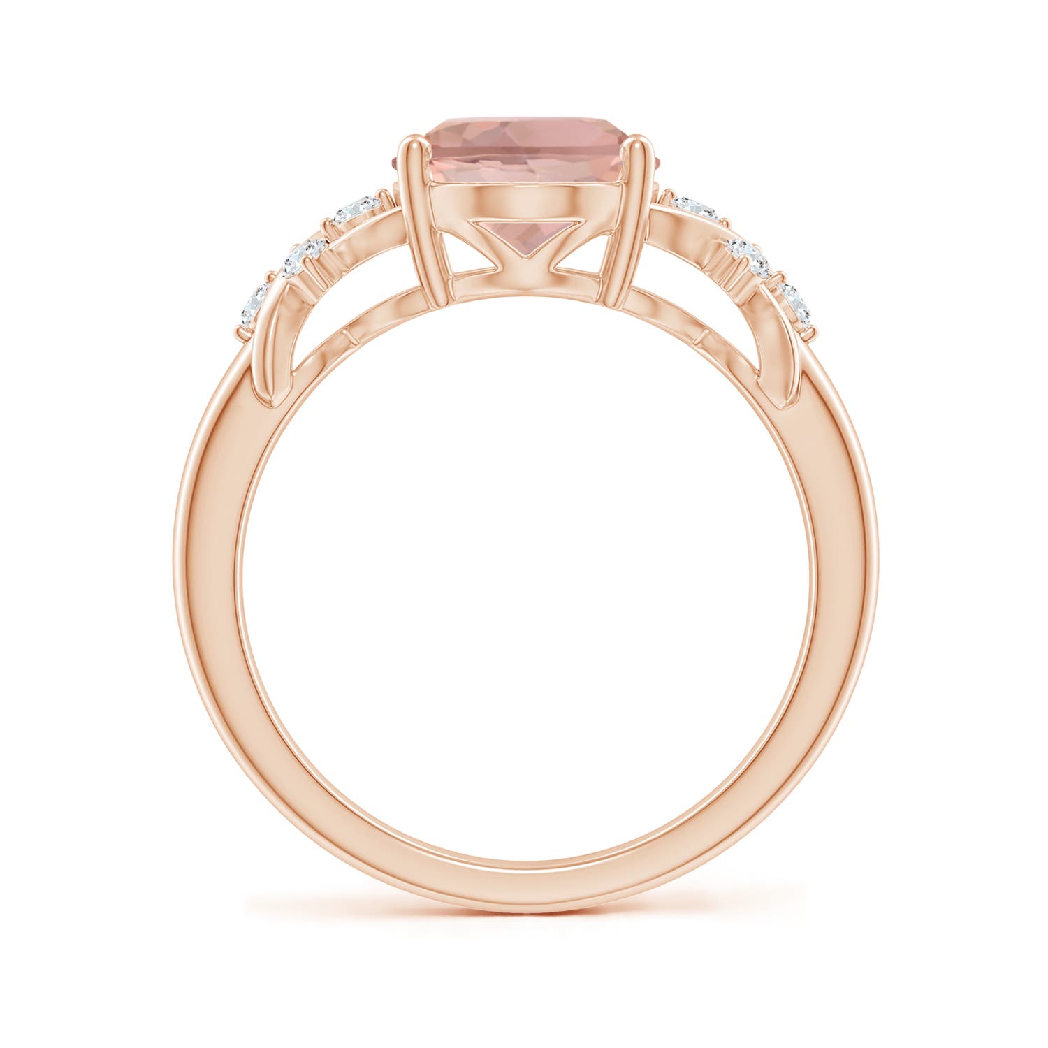 AAAA - Morganite / 2.67 CT / 14 KT Rose Gold