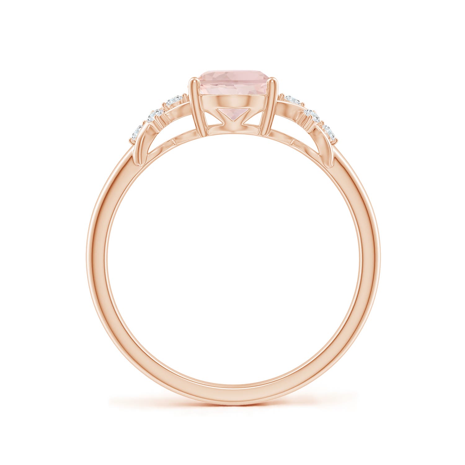 A - Morganite / 1.18 CT / 14 KT Rose Gold