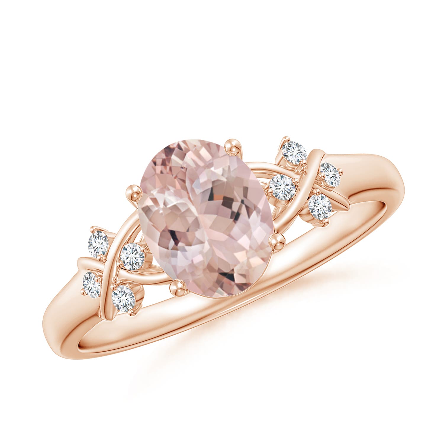 AA - Morganite / 1.18 CT / 14 KT Rose Gold