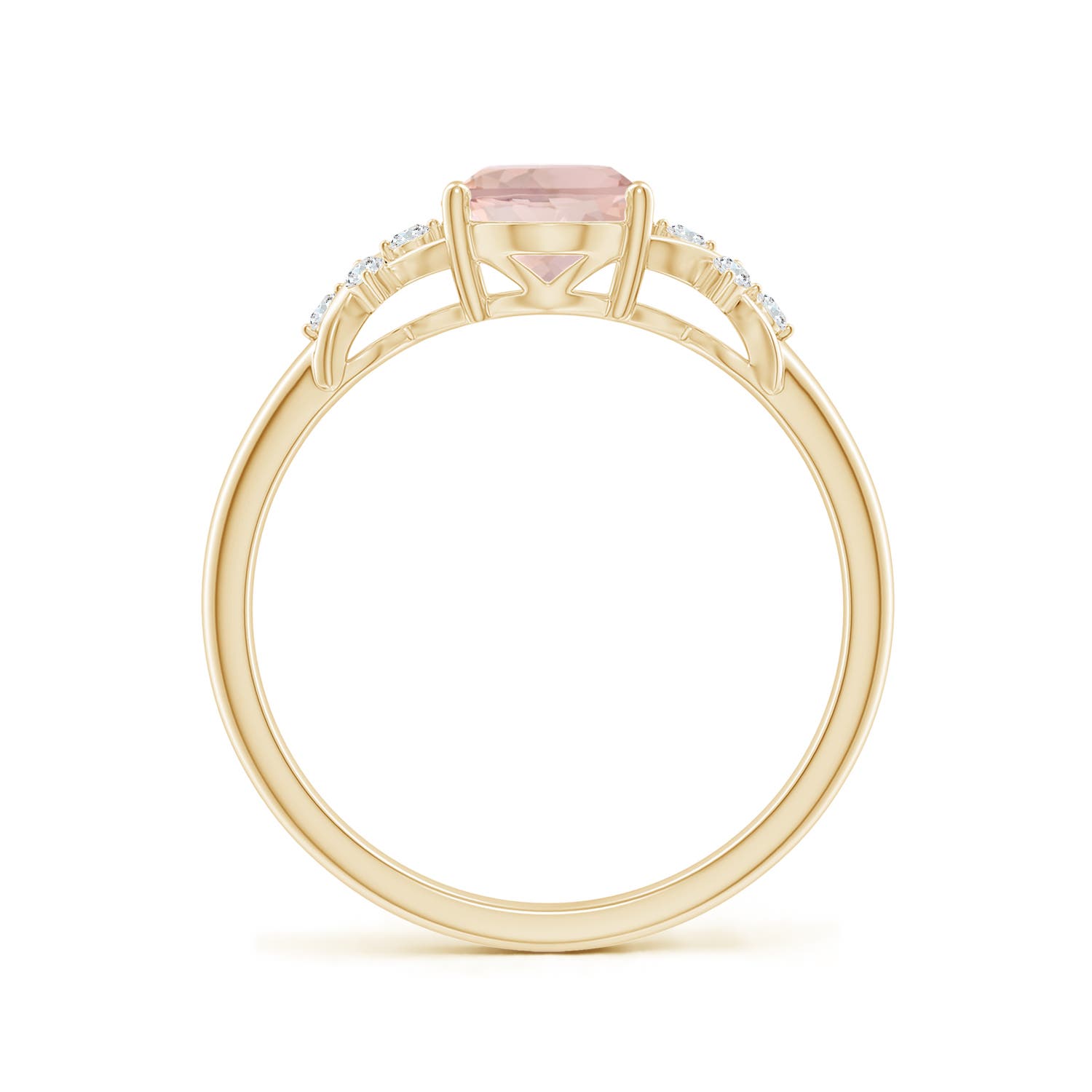 AA - Morganite / 1.18 CT / 14 KT Yellow Gold