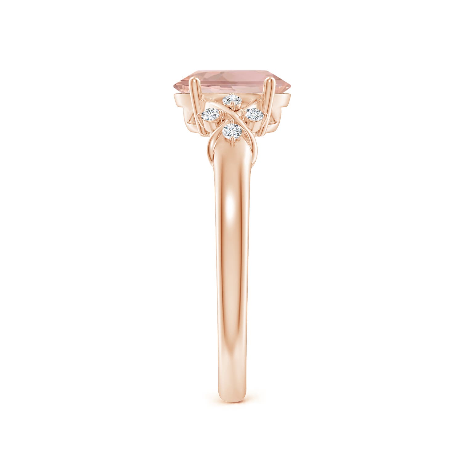 AAA - Morganite / 1.18 CT / 14 KT Rose Gold