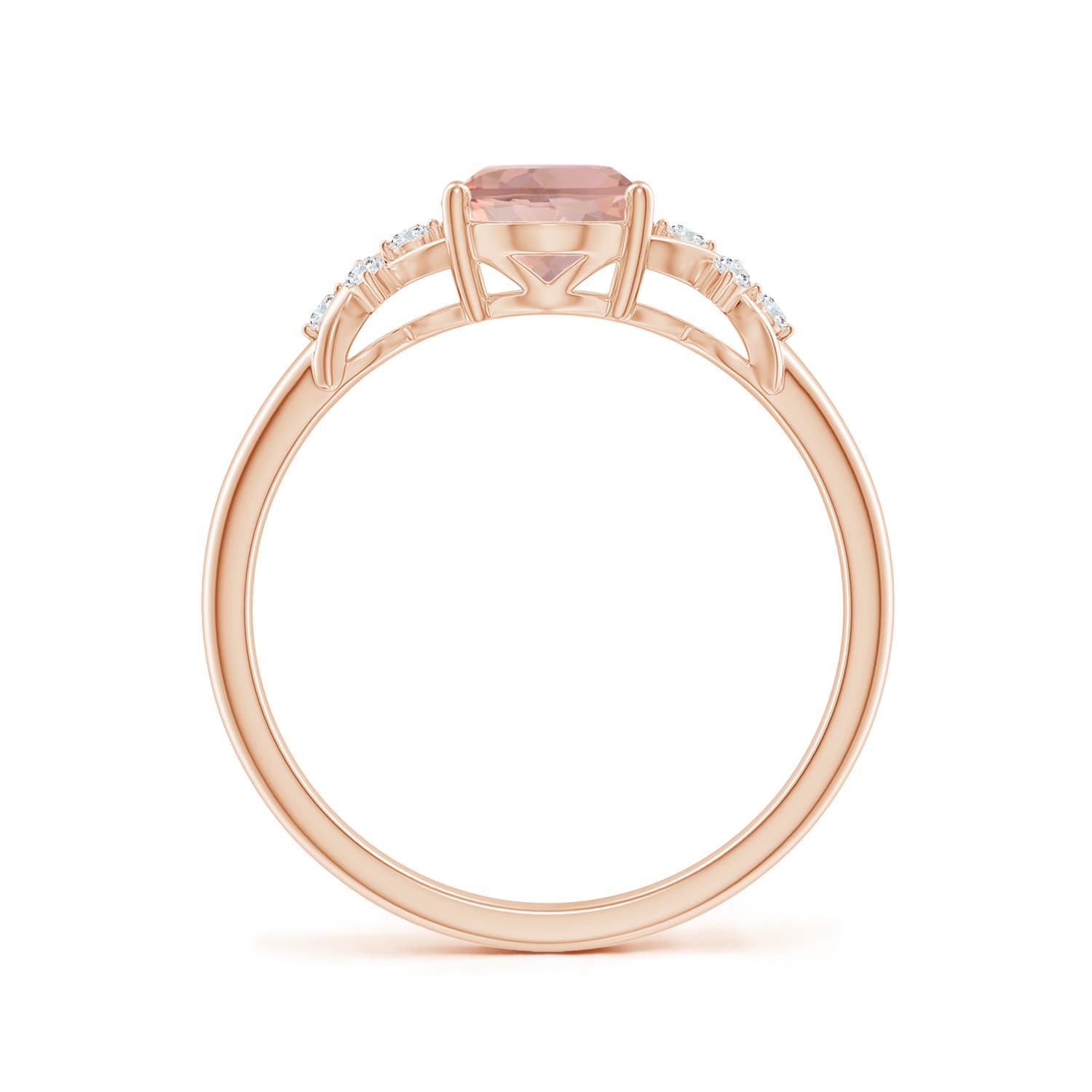 AAAA - Morganite / 1.18 CT / 14 KT Rose Gold