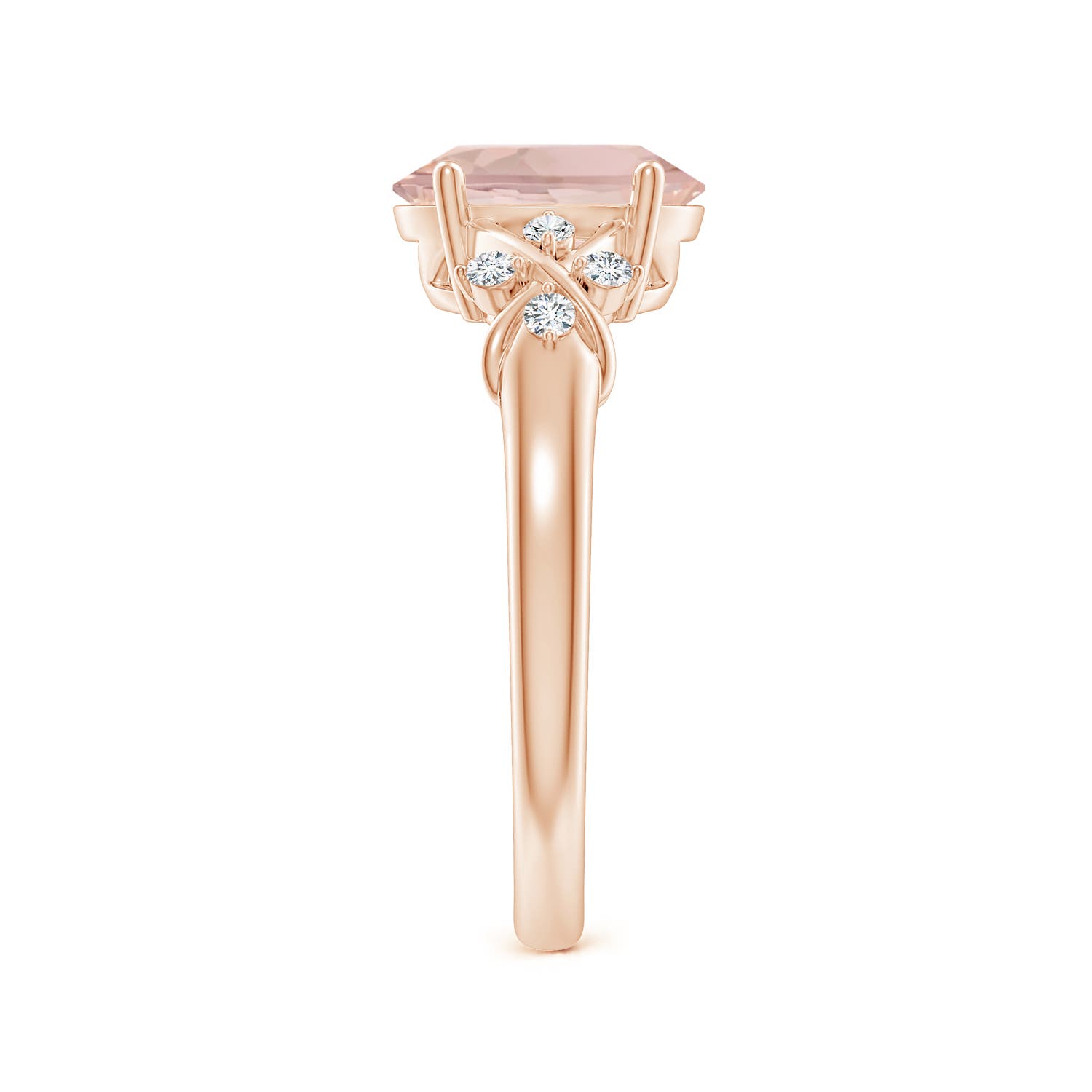 AA - Morganite / 1.76 CT / 14 KT Rose Gold