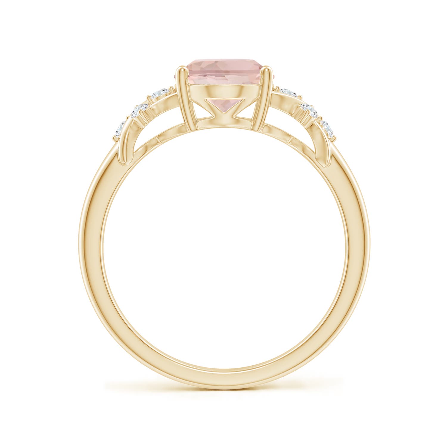 AA - Morganite / 1.76 CT / 14 KT Yellow Gold