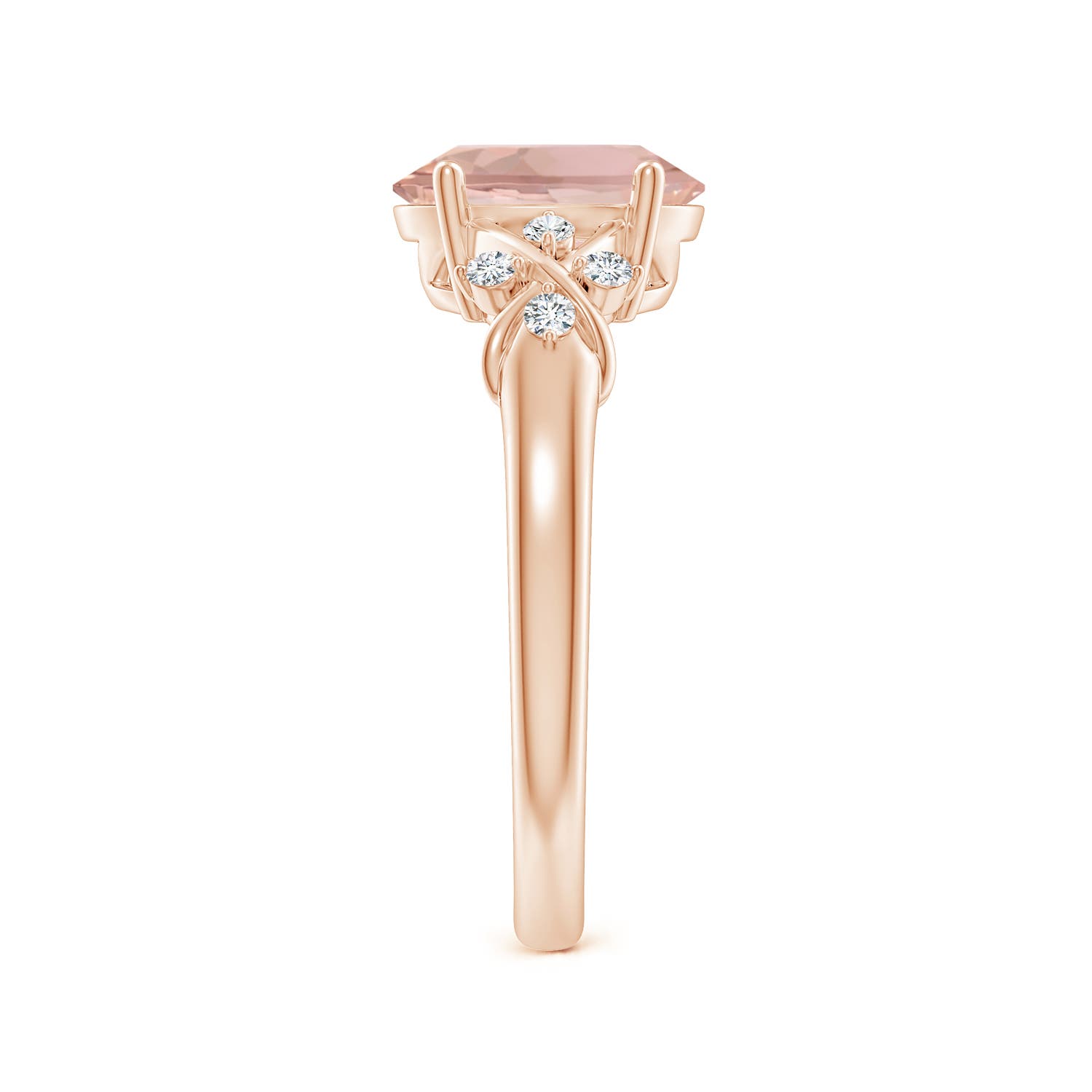 AAA - Morganite / 1.76 CT / 14 KT Rose Gold