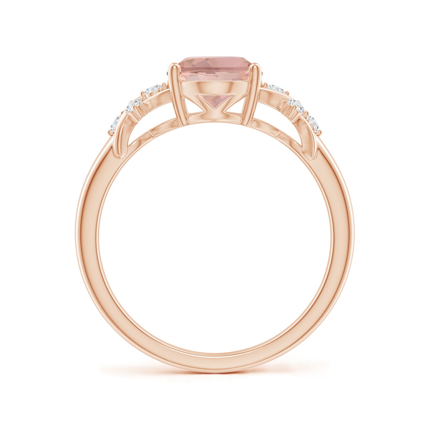 AAAA - Morganite / 1.76 CT / 14 KT Rose Gold