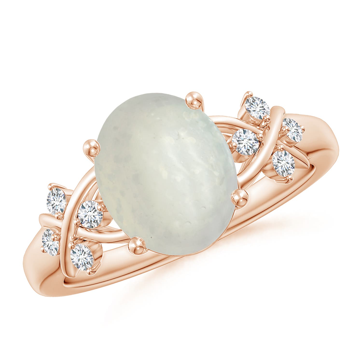 A - Moonstone / 2.67 CT / 14 KT Rose Gold