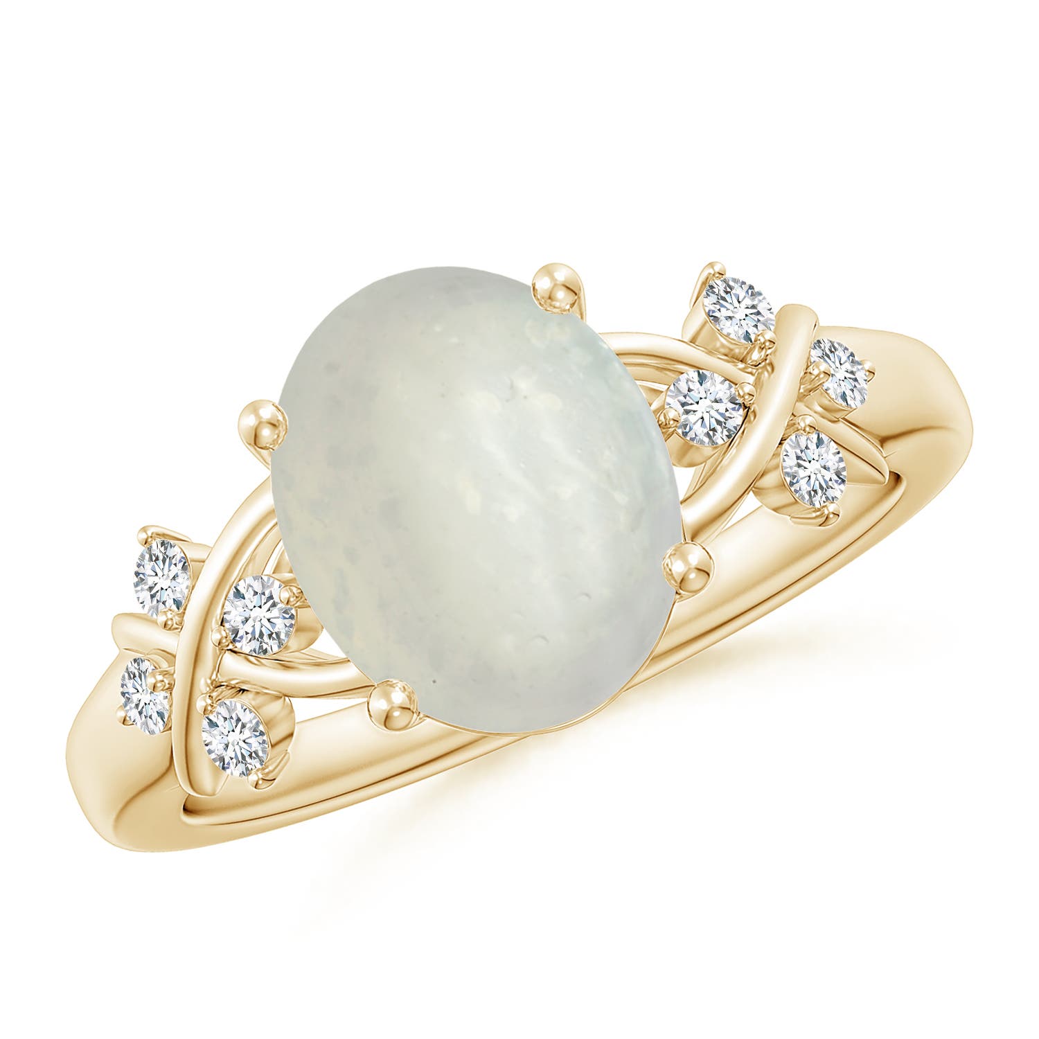 A - Moonstone / 2.67 CT / 14 KT Yellow Gold