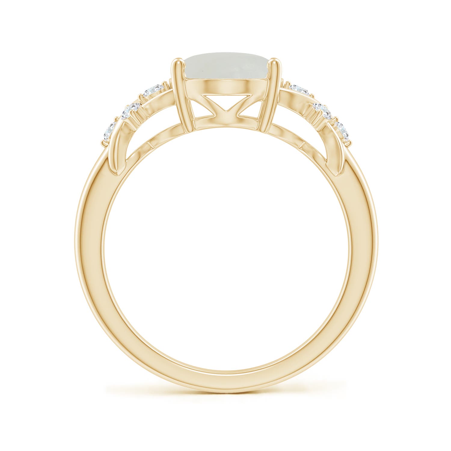 A - Moonstone / 2.67 CT / 14 KT Yellow Gold