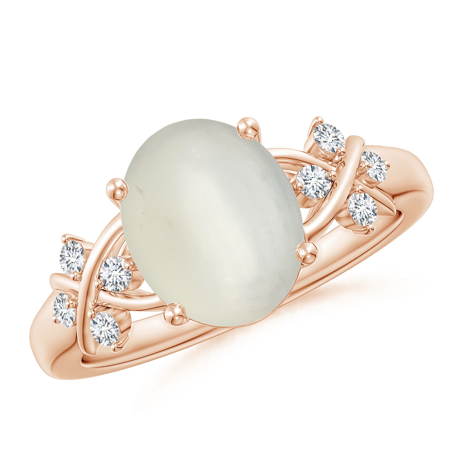 AAA - Moonstone / 2.67 CT / 14 KT Rose Gold