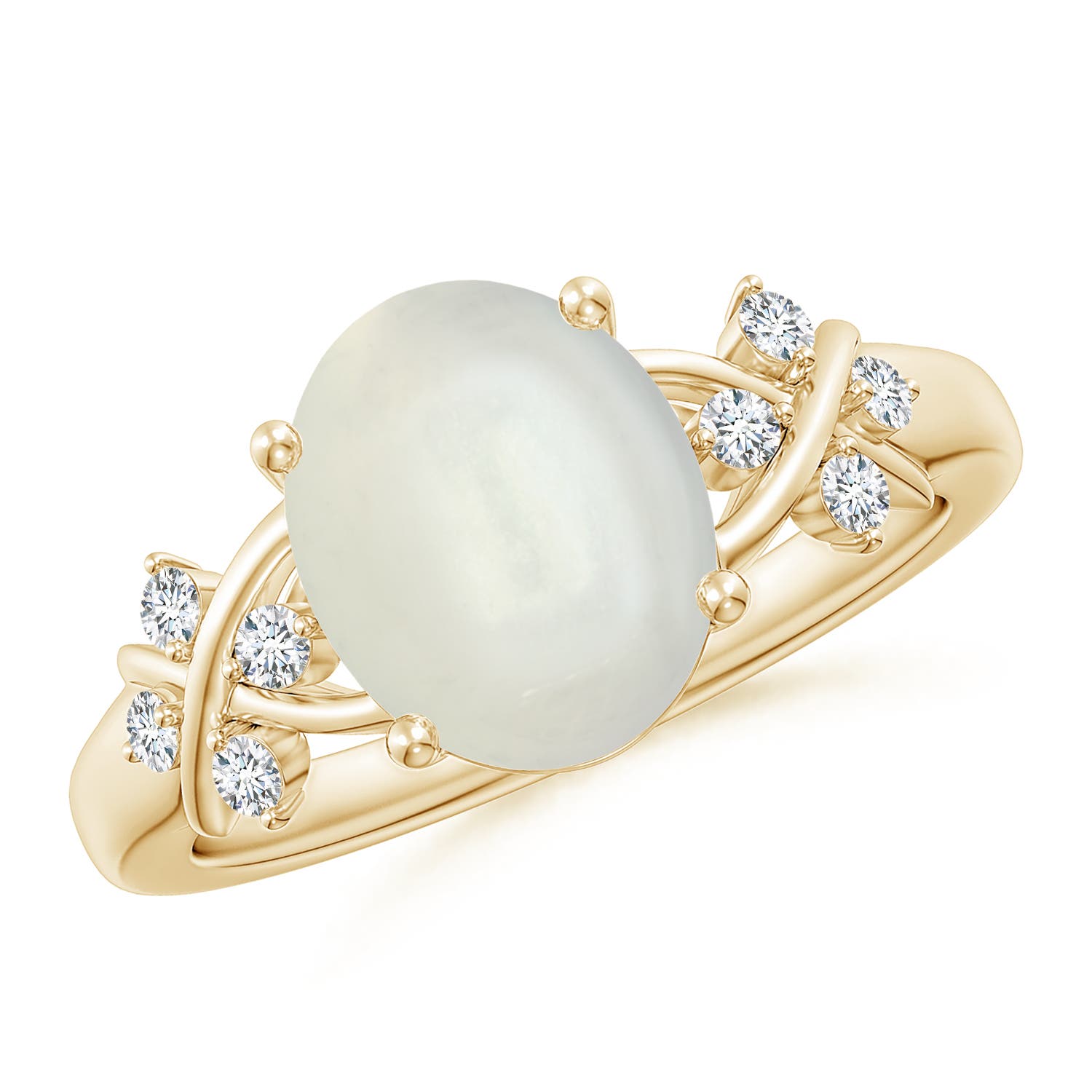 AAAA - Moonstone / 2.67 CT / 14 KT Yellow Gold