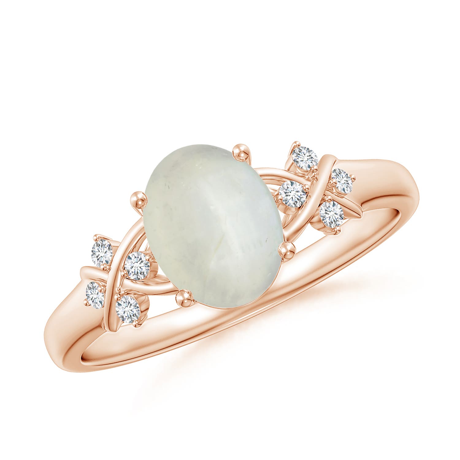 AA - Moonstone / 1.18 CT / 14 KT Rose Gold