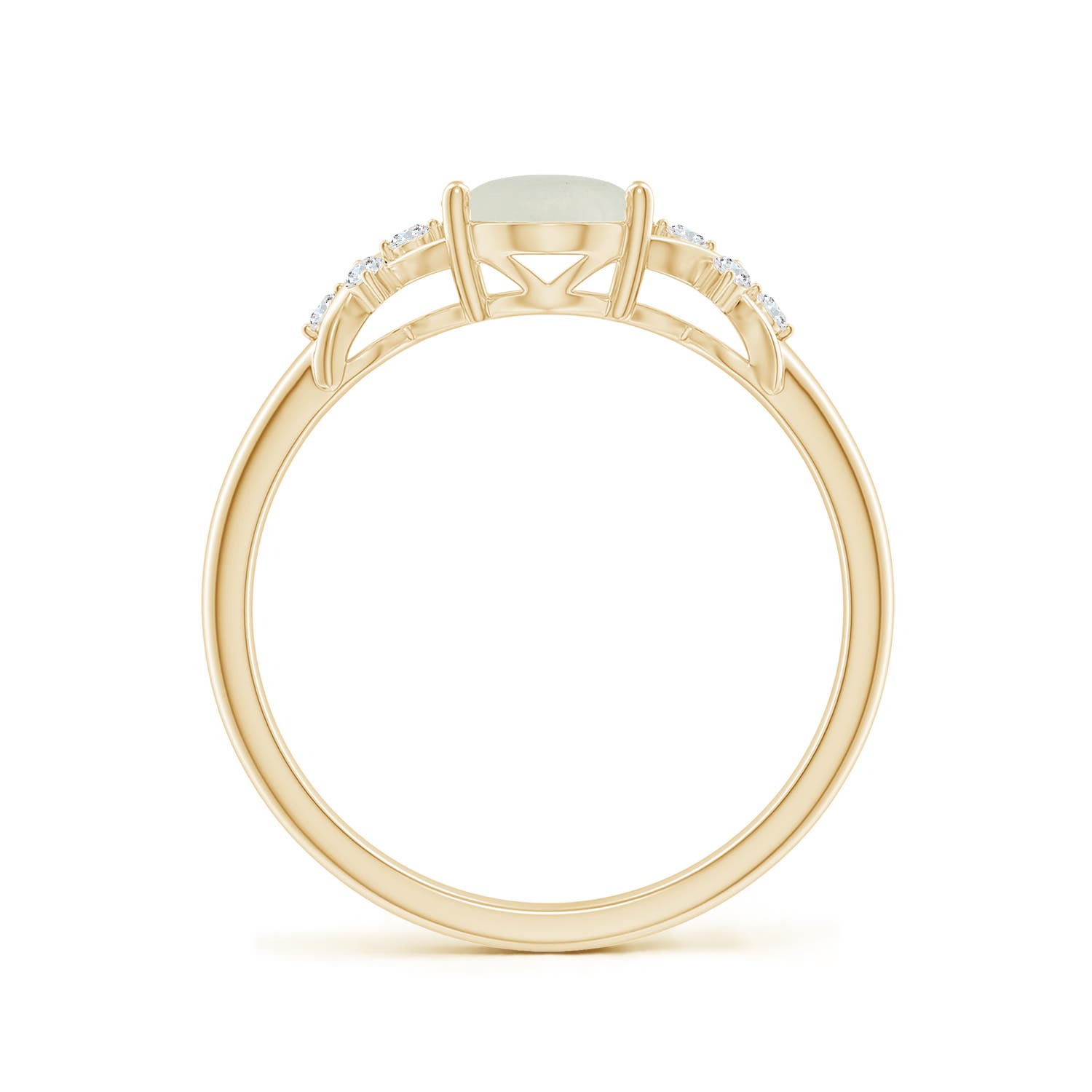 AA - Moonstone / 1.18 CT / 14 KT Yellow Gold