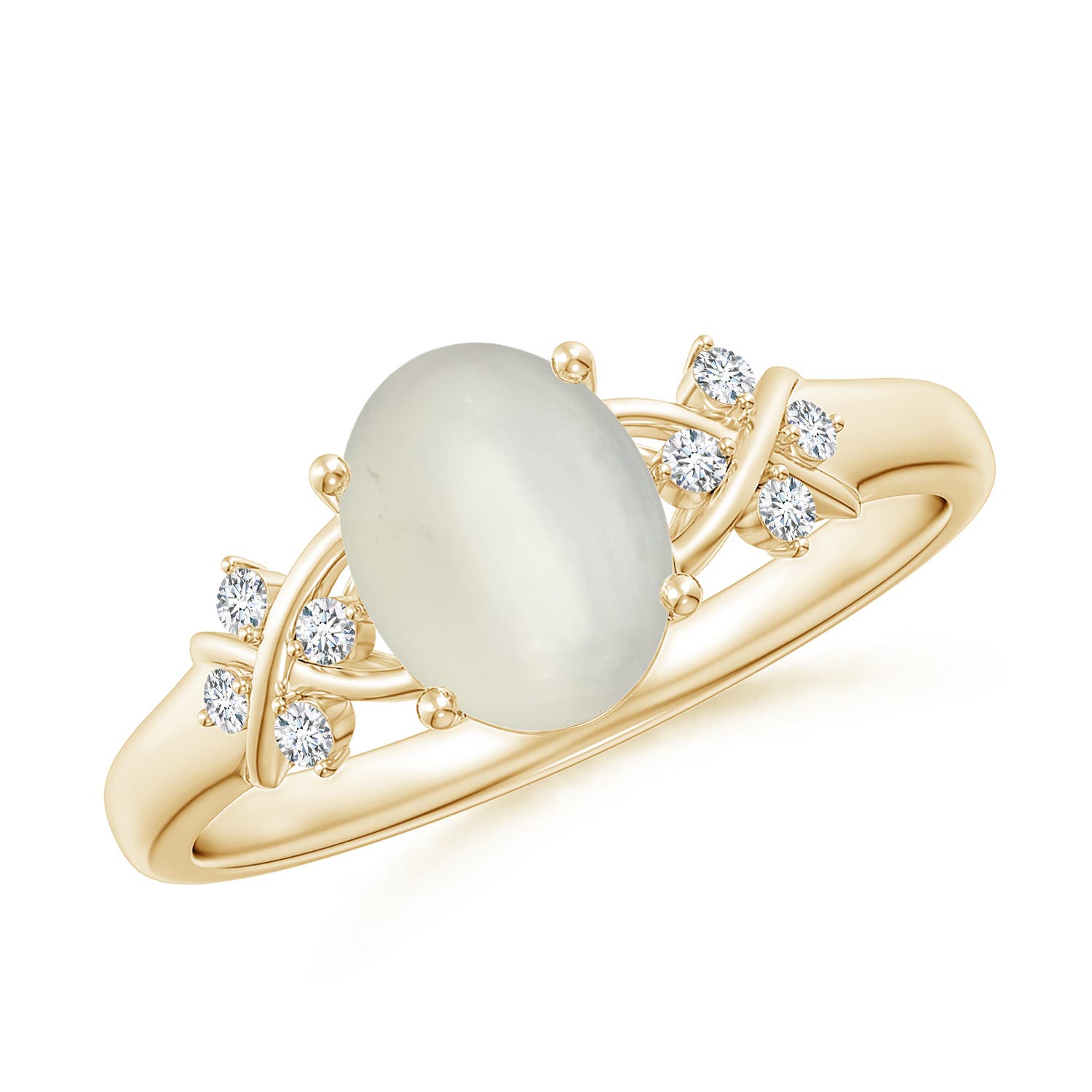 AAA - Moonstone / 1.18 CT / 14 KT Yellow Gold