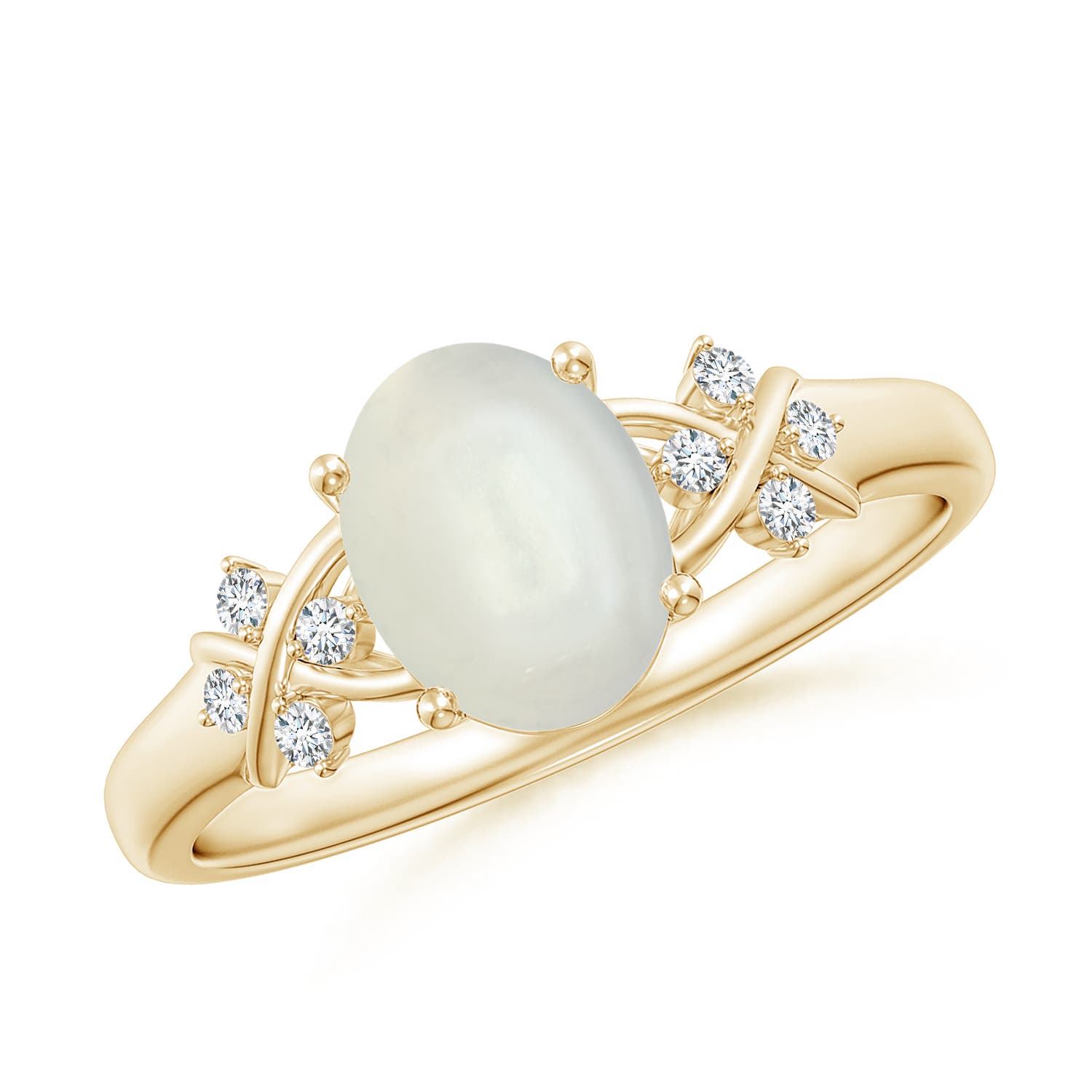 AAAA - Moonstone / 1.18 CT / 14 KT Yellow Gold