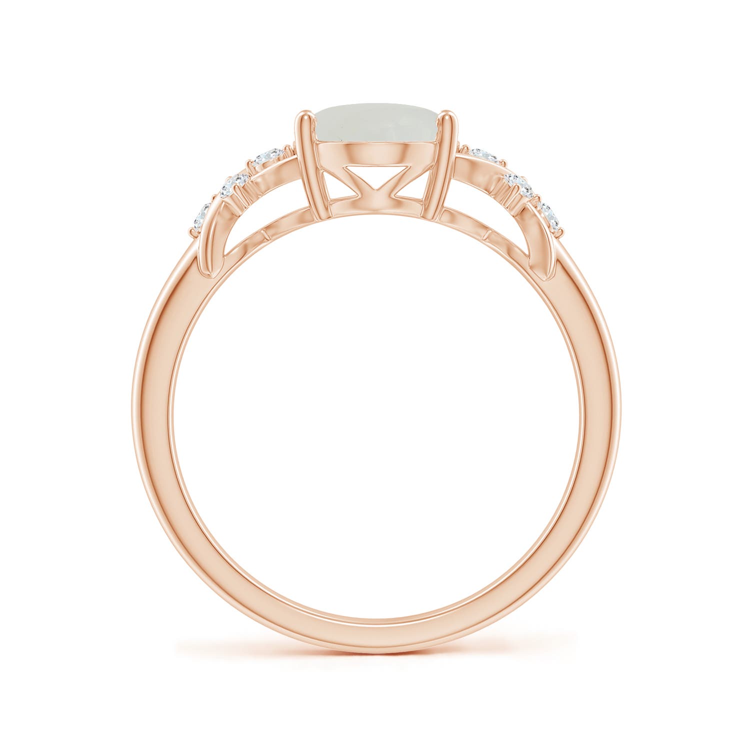 A - Moonstone / 1.81 CT / 14 KT Rose Gold