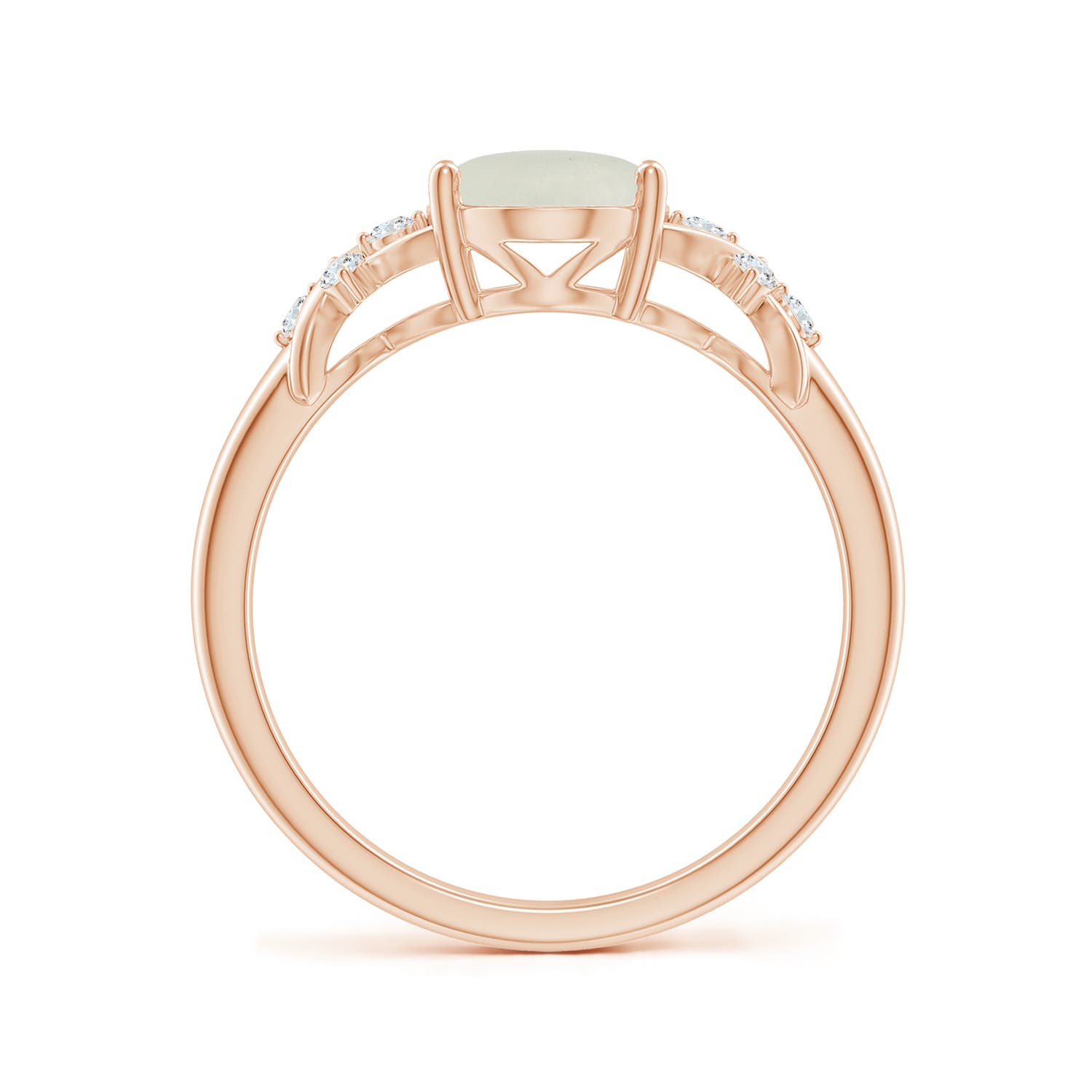 AA - Moonstone / 1.81 CT / 14 KT Rose Gold