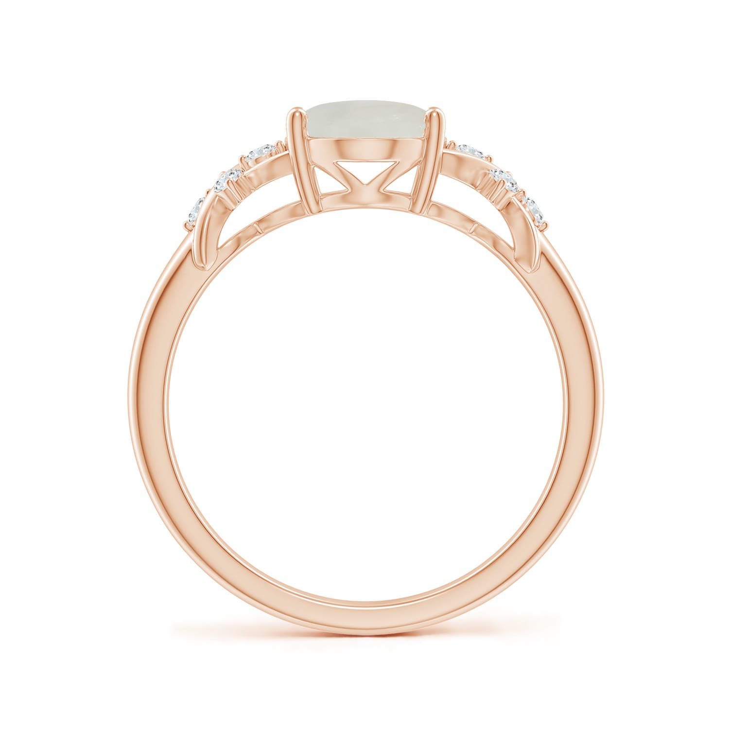 AAA - Moonstone / 1.81 CT / 14 KT Rose Gold