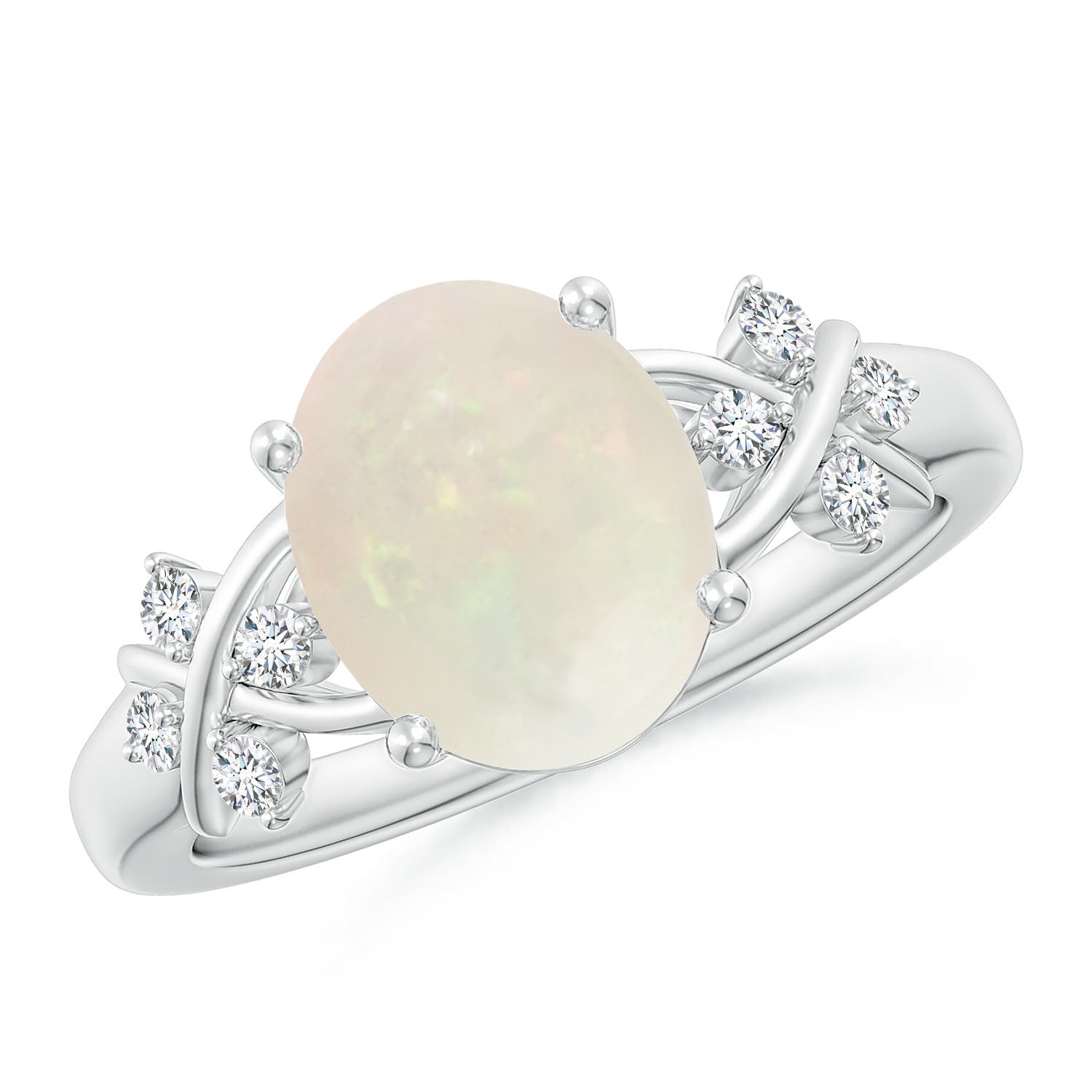 A - Opal / 1.62 CT / 14 KT White Gold