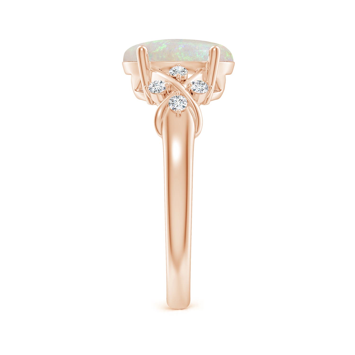 AA - Opal / 1.62 CT / 14 KT Rose Gold