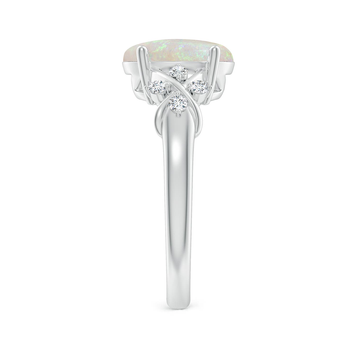 AA - Opal / 1.62 CT / 14 KT White Gold